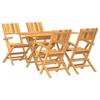 VidaXL Ensemble à Dîner de Jardin 5 pcs, Ensemble à Manger avec Table et Chaise, Ensemble de Salon, Meubles de Terrasse, 3155009