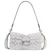 Tabby 26 Classic Logo Buckle Closure Fabric Shoulder Bag Medium Women Shoulder Bag Chalk-White CEY98-B4CAH