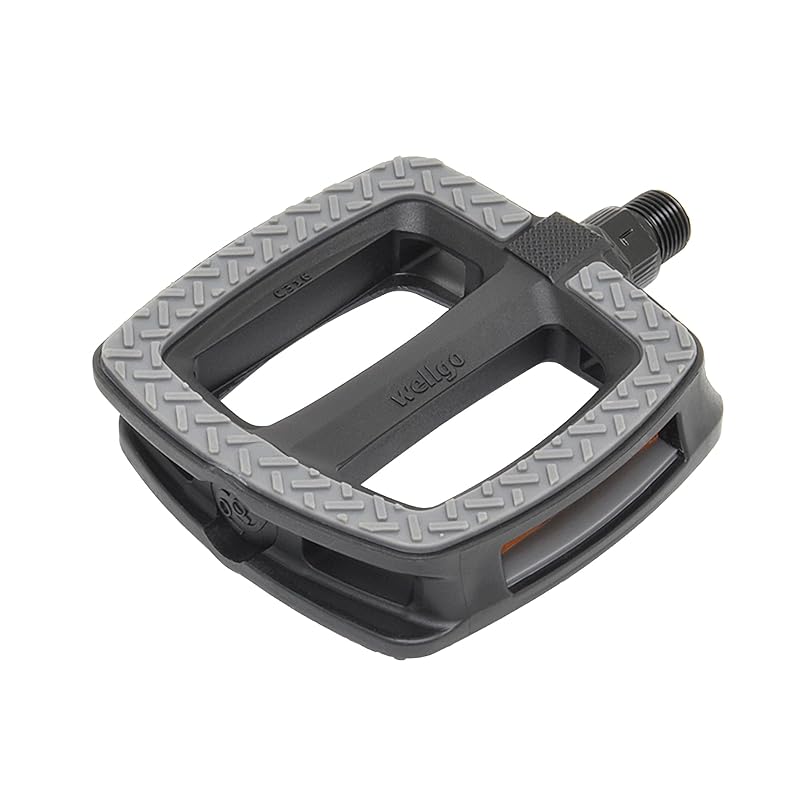 

wellgo non-slip city pedals gray/black