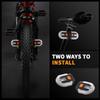 Luz Trasera Impermeable para Bicicleta Control Remoto Intermitentes 5 Modelos Carga para Bicicletas de Montaña Scooters