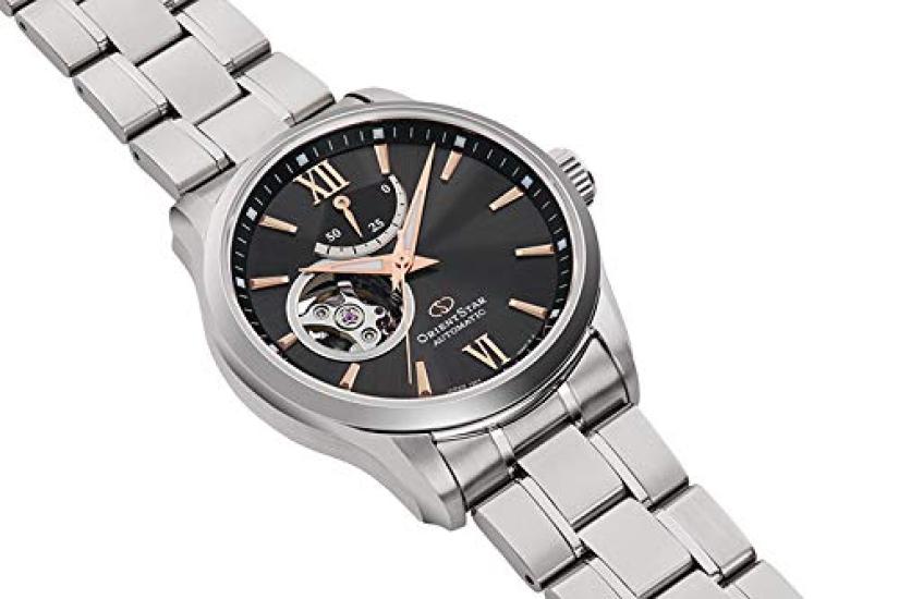 Automatyczne Naciąganie Wyprodukowano w Kraju Otwarty Brązowy [ORIENT STAR] Zegarek, Pół-Szkieletowy, Mechaniczny, Japonia, 2-letnia Gwarancja Producenta, Serce,