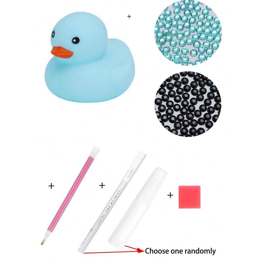 DIY Diamond Tool Duck, Fun Multi-color Handicrafts, Glue Pens, Handmade Decorations