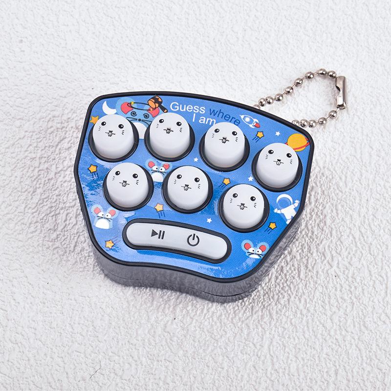 

Миниатюрный ручной брелок «Ударь крота»: Милый мультяшный кулон Электронная игра