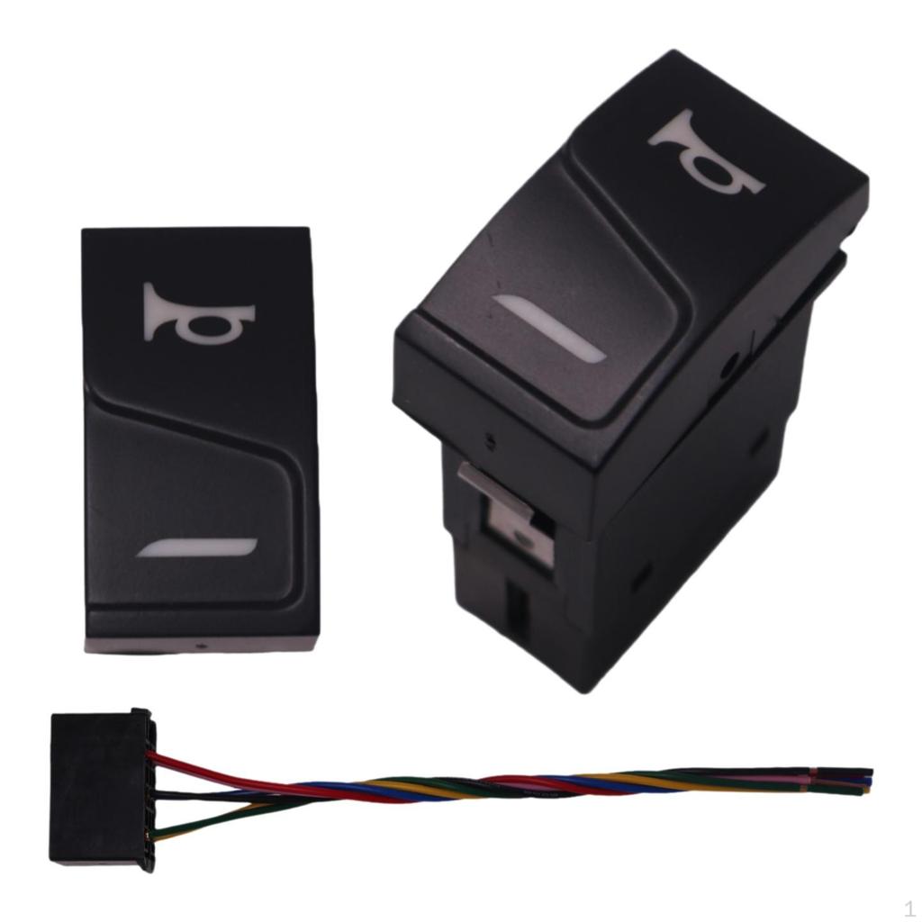 Vehicle dashboard toggle control, compatible with JH6 J6P, illuminated power on/deactivate function