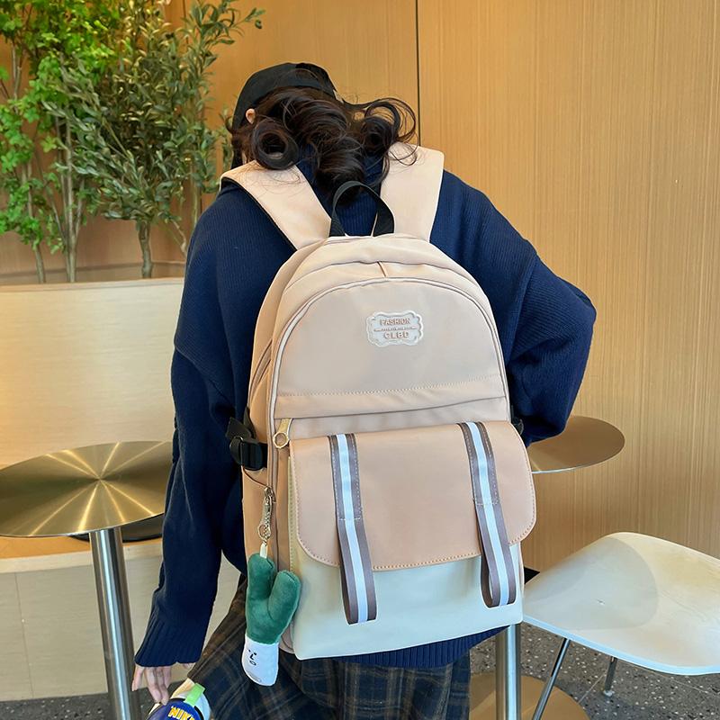 Three-Piece Backpack Set Student Schoolbag Shoulder Bag Female Large Capacity Backpack with Pen Bag