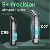 Alkoholtester Hochpräziser Alkoholtester Alcometer USB Wiederaufladbarer berührungsloser LCD-Bildschirm Tragbarer digitaler Alkoholdetektor