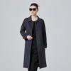 Elegant Double-Sided Wool Coat with Doll Collar and Multi-Button Design