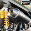 Lifan 368G Motorbike Exhaust System: Stainless Steel Front & Rear Muffler