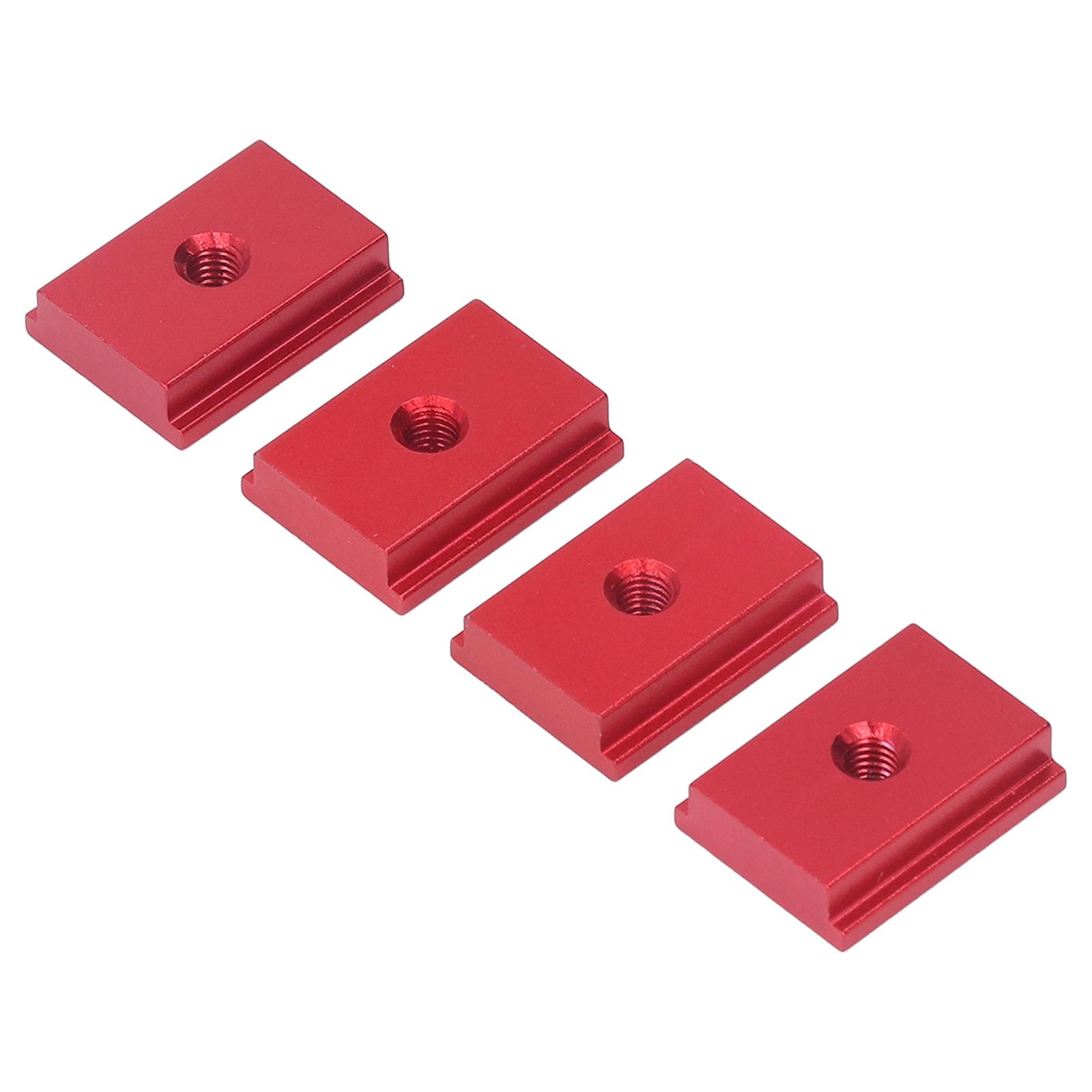 

4 шт. скользящая гайка с пазом T-типа из алюминиевого сплава для деревообработки, линейные детали движения 30 серии M6, серебристый