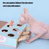 Cat Hit Gophers 3-in-1-Katzenspielbox, lustiges Katzenstock-Katzenspielzeug, Verfolgungsjagd, Mauslabyrinth, interaktiv, pädagogisch, mit Kratzbaum