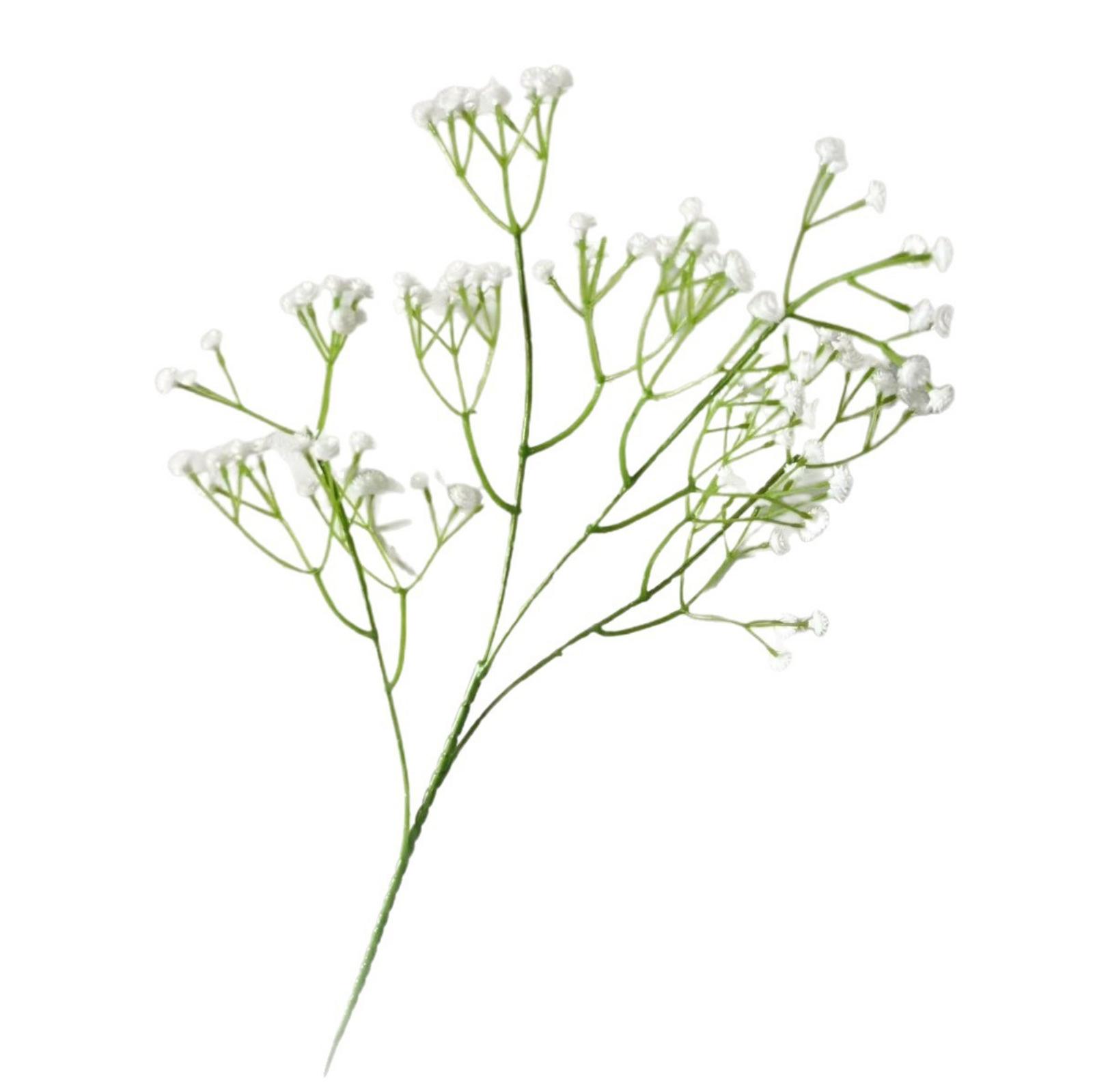 

65cm Artificial Gypsophila Flowers 108 Heads Soft Silicone Touch Faux Baby Breath Bouquet for Wedding Event Decoration Home Floral Arrangement one size