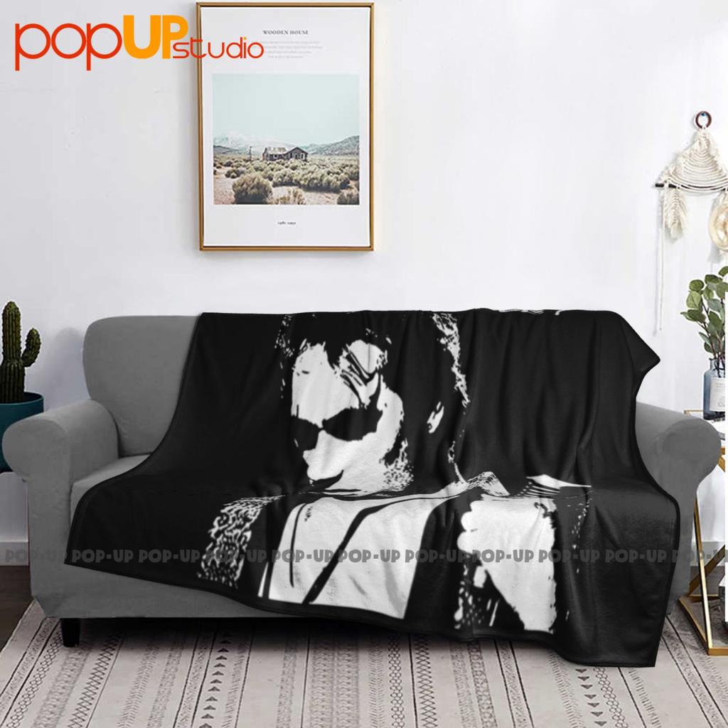 Jeff Buckley 90S Black And White Ultra-Soft Blanket Quilt Winter Sofa Cover Bed Covers