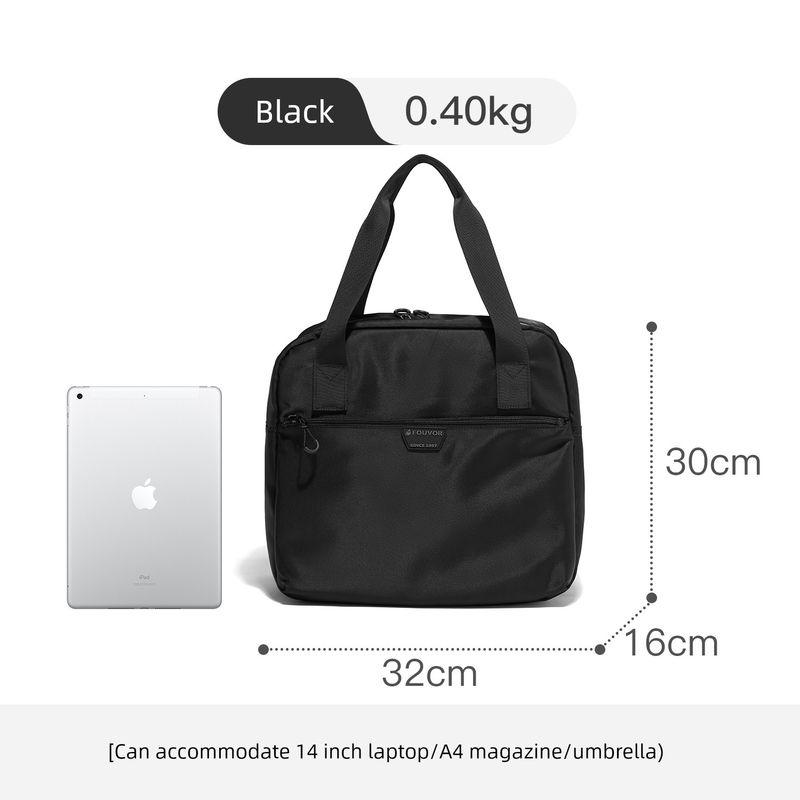 

Canvas Handbag Travel Bag Women Short Trip Business Trip Fashion Sports Fitness Bag Travel Large Capacity Luggage Bag Black