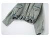 Retro Hong Kong Style Stand Collar Lapel Denim Jacket for Petite, New Early Spring Trend, Loose Fit, Distressed, and Slimming.