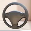 Ized Carbon Fiber  Leather Car Steering Wheel Cover For BMW 1 Series E81 E82 E87 E88  DIY Steering Wheel Braid
