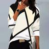 Womens Tops Dressy Casual Round-Neck Long Sleeve Shirts Print Casual Tunic Blouses Tops