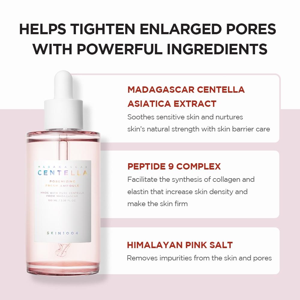 Skin1004 Centella del Madagascar Fiala Fresca Poremizzante 100ml