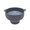 Foldable High-Temperature Resistant Silicone Popcorn Bowl for Microwave Ovens