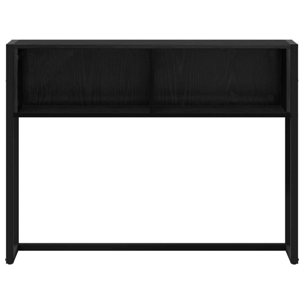 Side Table Black Oak Look 100 X 36 X 75 Cm