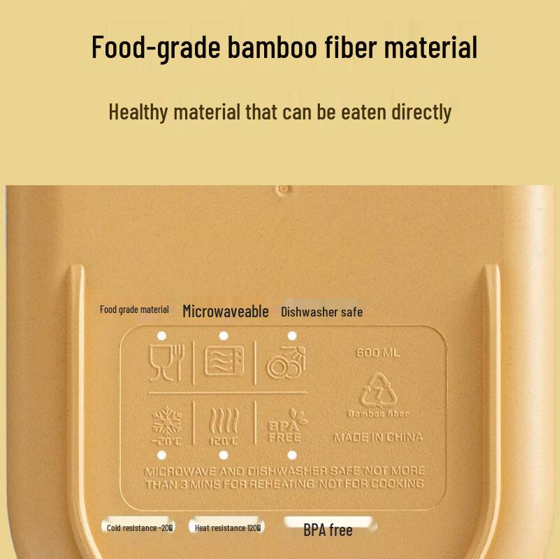 CAMUZ Japanese Style Microwaveable Double-Layer Bento Lunch Box