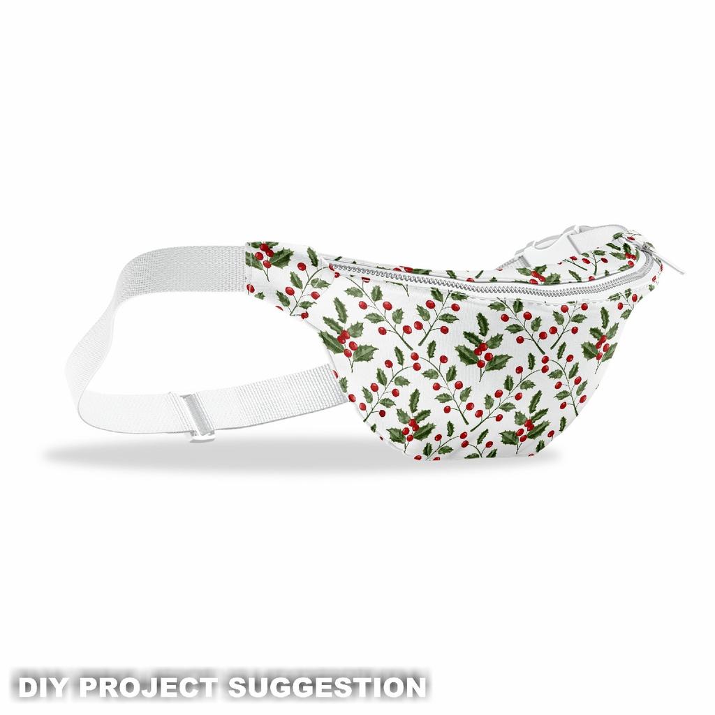 Outdoor Dekostoffe Oxford - Motiv Stechpalme Beeren