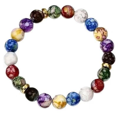 Colorful Yoga Balance Energy Beads Bracelet, Bohemian-Style Bracelet, Unisex Bracelet, Gift Bracelet
