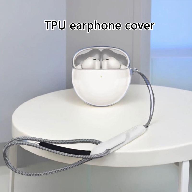 Earphone Skin Soft TPU Housing Case Dustproof Water Resistant Guarding Against Protective Cover Damage Prevention Sleeve