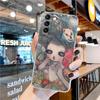 Japanese style Aya Takano Art Painting Transparent Case for Samsung Galaxy S22 S21 S20 FE S 22 Ultra S10E S9 Plus 5G Cover Coque