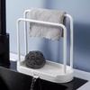 1PCS Detachable Kitchen Dishcloth Holder Rag Hanger Sink Sponge Holder Storage Rack Shelf for Bathroom Scrubber Brush Organizer