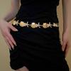 Zinc Zinc Alloy Pearl Shell Starfish Waist Chain Ornaments Starfish Beach Body Chain  Daily