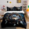 Wolf, Dreamcatcher, Feathers, Roses. Bedding Sets Duvet Cover Sets Duvet Covers Pillowcases(1 * Duvet Cover 2 * Pillowcases Without Duvet Insert)