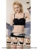 Halterneck Double Strap Seamless Summer Bra: Thin, Non-Slip, Stylish, and Supportive Design.