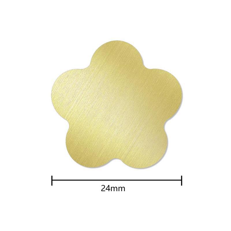Blank Wax Seal Fire Lacquer Seal Copper Head Round Heart Shape Sealing Wax Stamps for Scrapbooking Invitation Greeting Card Seal