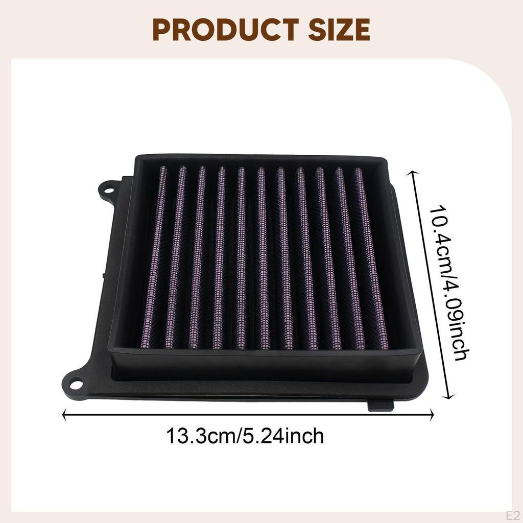Motorluftfilter Återanvändbart Enkel installation Högt flöde för