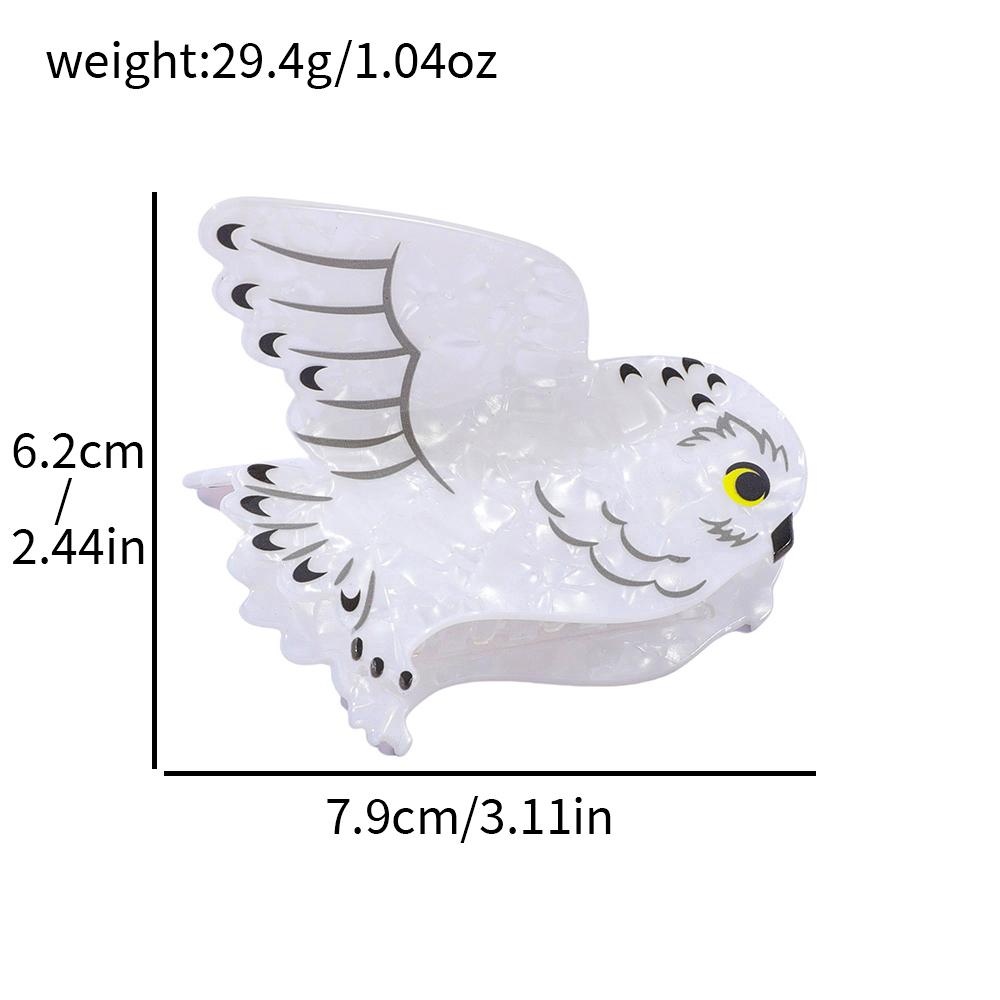 

Cartoon Owl Animal Hair Claw Clip Cute Innovative Decorative Hair Claw Clip Practical Daily Use Hair Accessories