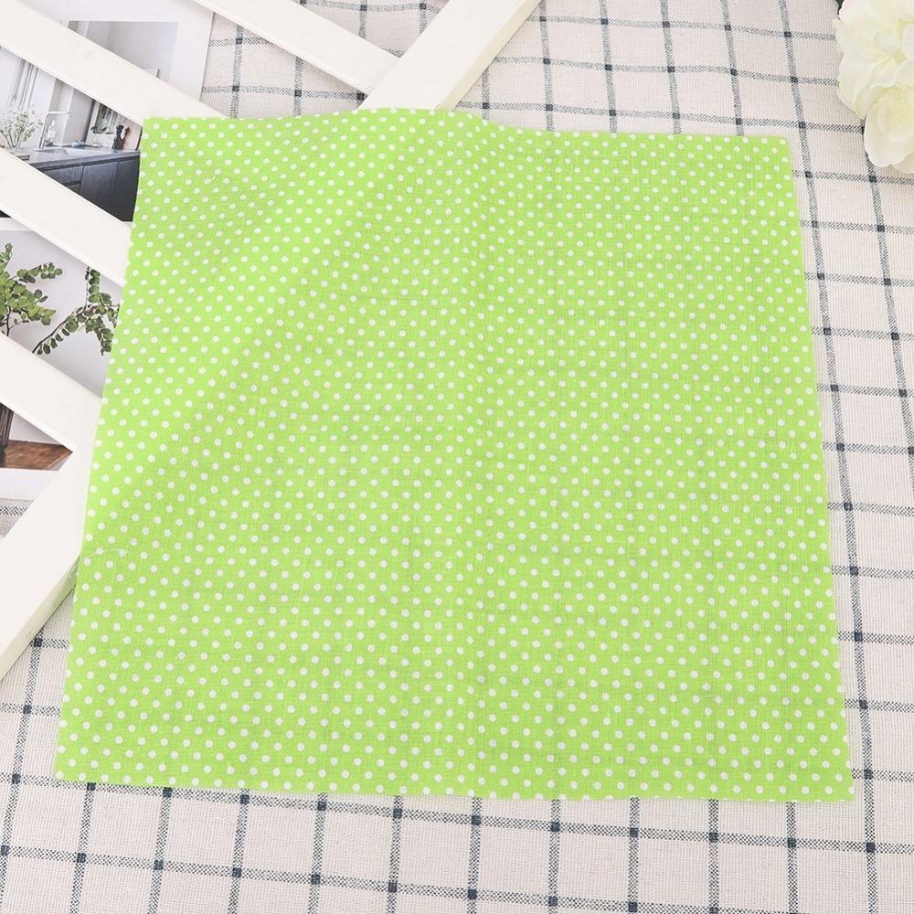 7Pcs Green floral pattern Floral Cotton Fabric 7 assorted styles Printed Cloth  Quilt production S