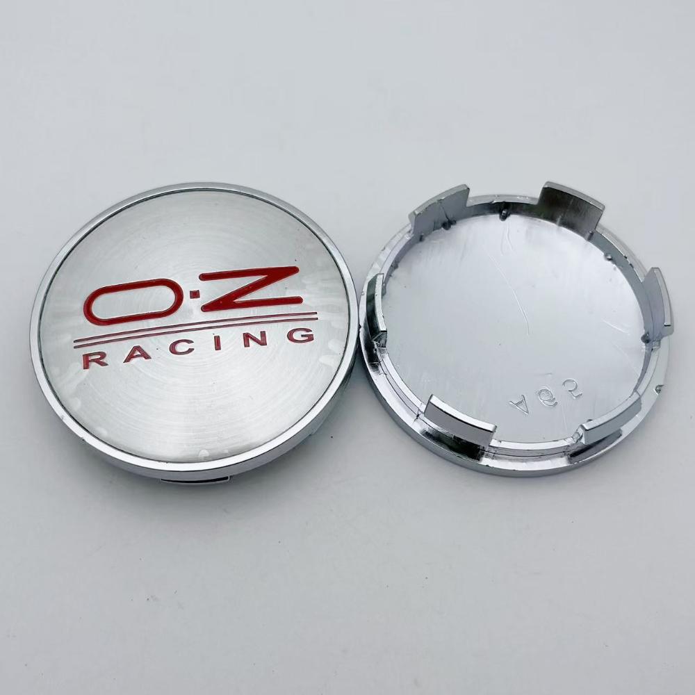 4pcs 65MM Car Wheel Center Caps with OZ O.Z Racing Logo Emblem Car Accessories for Wheels Hub Hubcaps Auto Rim Center Cover