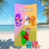 Customizable Personalized Beach Towels Garten Of Banban Themed designs.Suitable for the Beach, Yoga, Sports;ideal As Beach Accessories