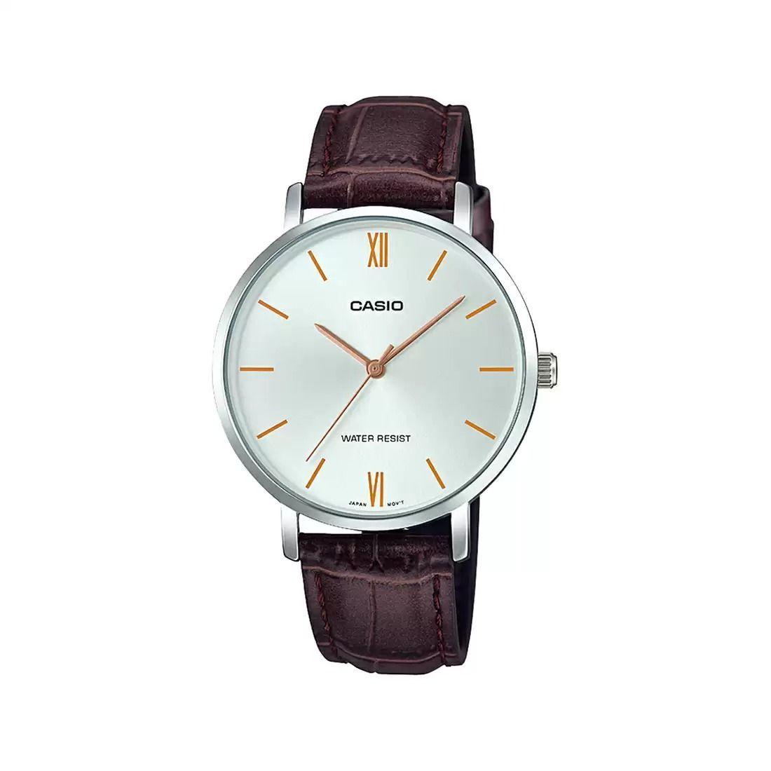 

Коричневые женские часы аналоговые, Brown Analog Women s Watch, Casio