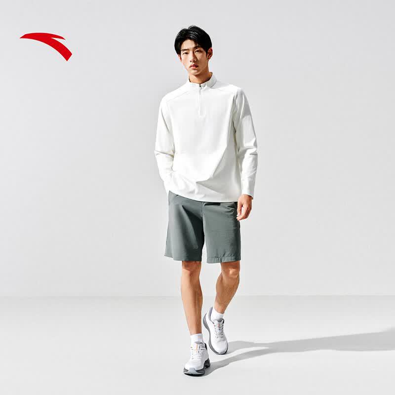 Men's Anta Zero Pressure Half-Zip Long Sleeve T-Shirt