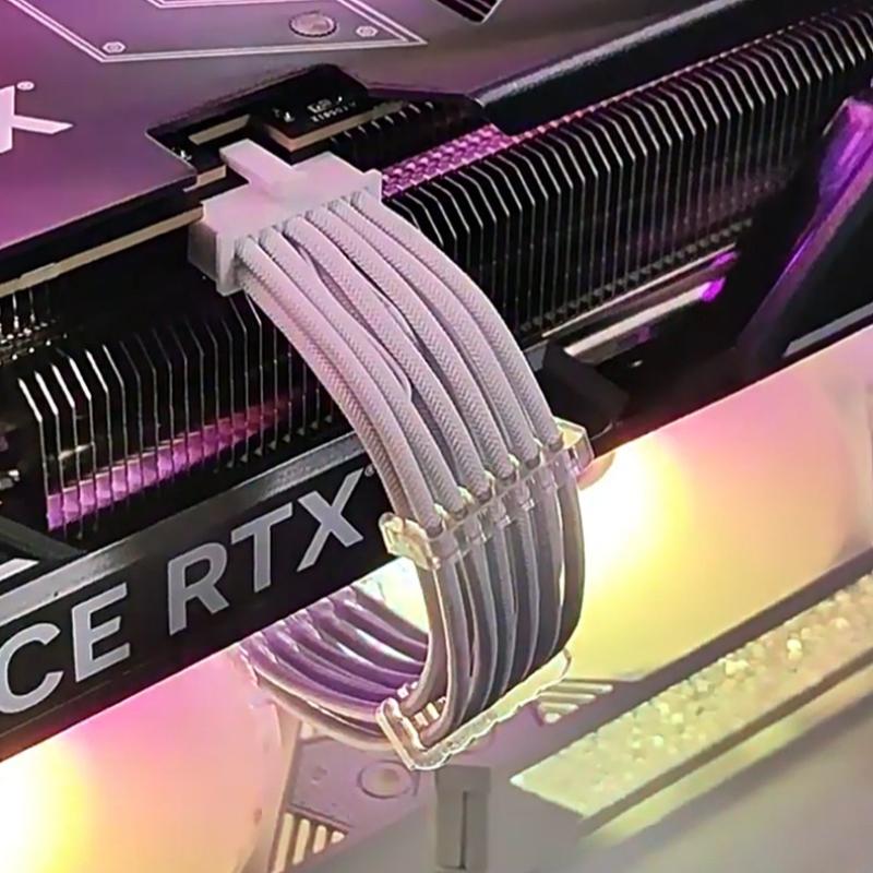 Motherboard PSU Extension Cable 24Pin ATX and 6+2Pin 8Pin PCIe GPU Kit for Modular PC Build Experience