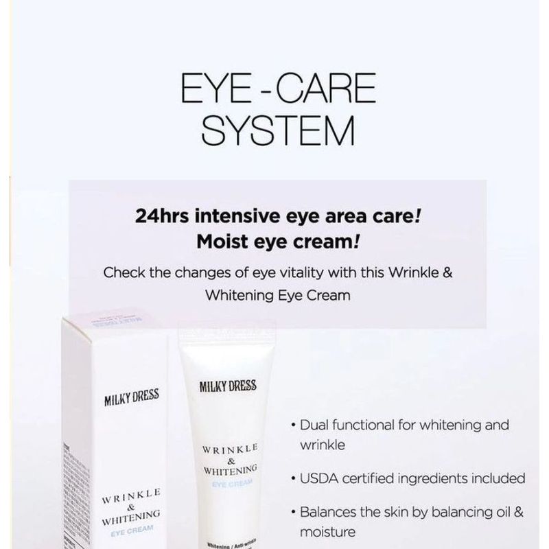 MILKYDRESS - Wrinkle & Whitening Eye Cream 15ml