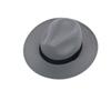 Solid Color Men's Felt Hat British Style Women Jazz Hat Trendy Woolen Flat Top Hat  Winter