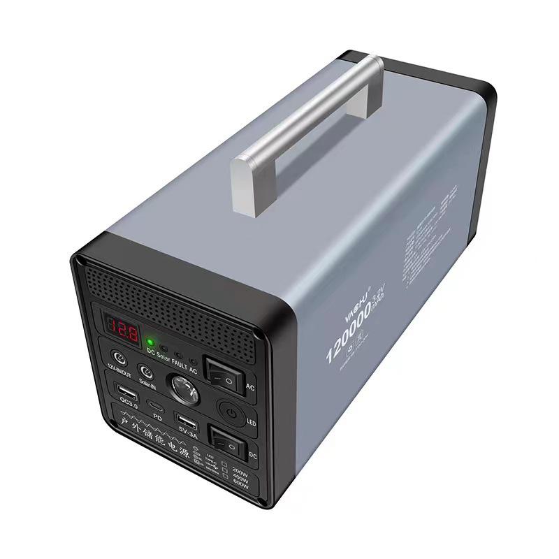 Portable LiFePO4 Battery Box: Multifunctional Outdoor Power Bank for Energy Storage and Emergency Lighting