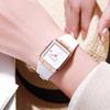Orologio Personalità Quadrante Grande Semplice Retrò Temperamento Quadrato Uomo e Donna Coppia Orologio Tendenza Nicchia Silicone