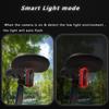 Bike Camera 1080P 150° Wide Angle IPX6 Water Proof Rechargeable Bicycle Rear View Camera with Tail Light APP for Cycling 64GB