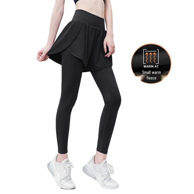 

Женские йога-штаны с флисовой подкладкой, с высокой талией и дизайном, подчеркивающим ягодицы, для фитнеса и бега XL