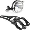Fork Headlight Mount Bracket, Aluminum Alloy Head Lamp Holder Clamps 2 Pcs Fork Headlight Mount Bracket 41mm Motorcycle Head Lamp Holder Clamps
