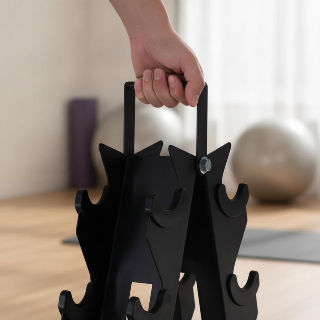 Dumbbell Storage Rack Long-Lasting Fitness Equipment Stable for Home Gym