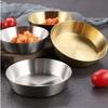 304 Stainless Steel Kimchi Dish Thickened Small Appetizer Bowls Seasoning Dip Dish  Korean Barbecue